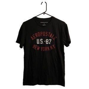 Aéropostale New York City Mens T-shirt Black Size Small.